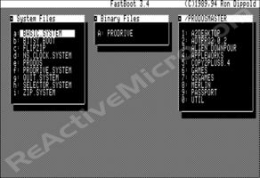 FastBoot v3.4 from Ron Dippold